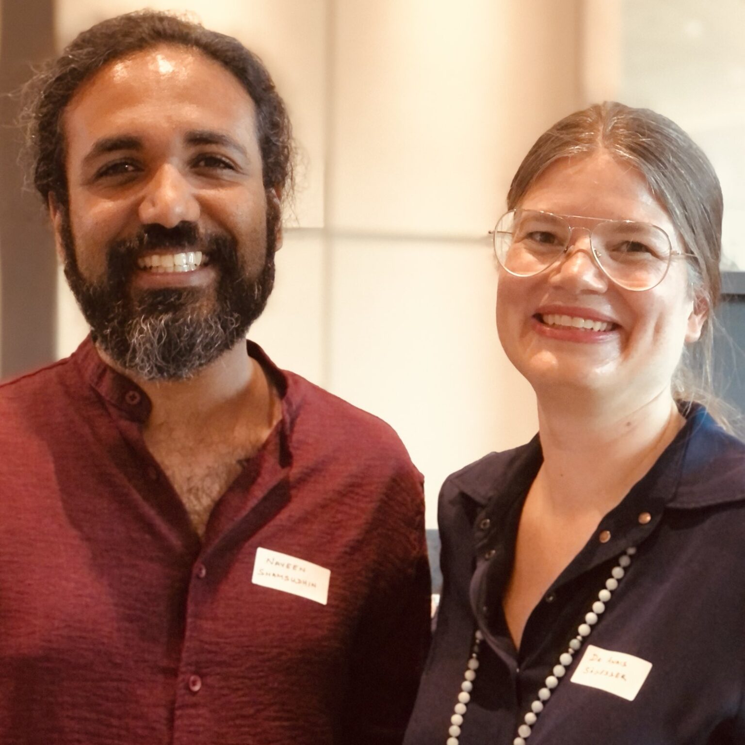 Anaïs Sägesser and Naveen Shamsudhin