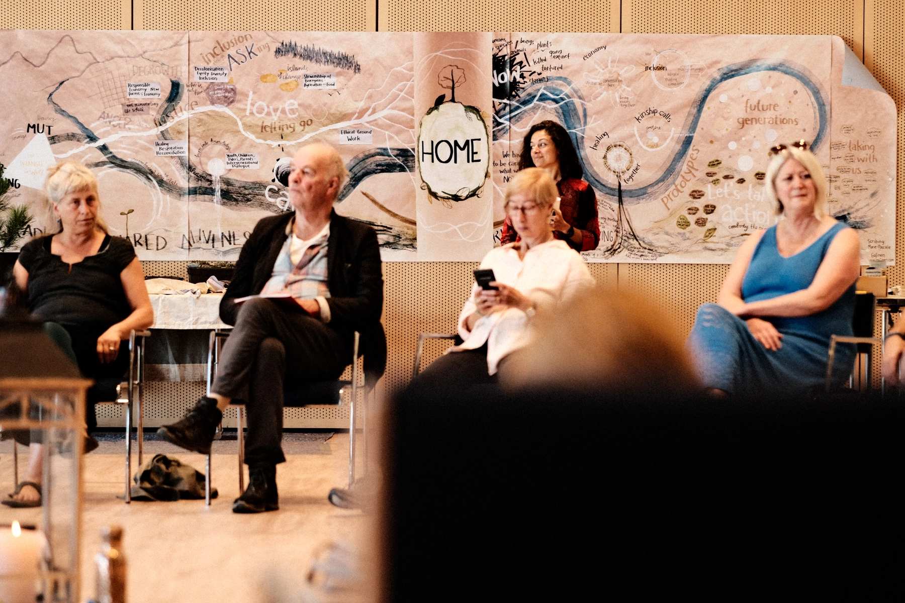 World Ethic Forum Firekeeper Process 2024. Credit Marco Tribelhorn.