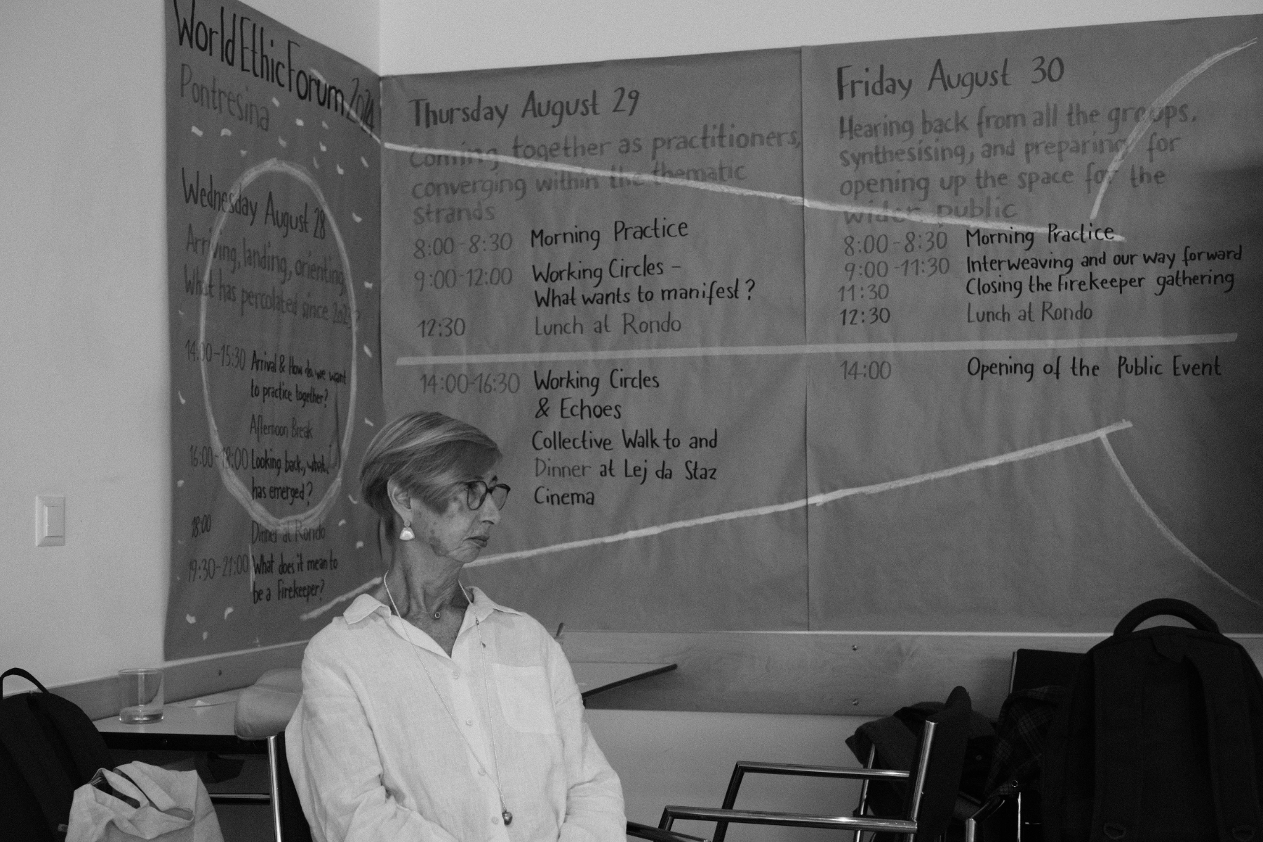 World Ethic Forum Firekeeper Process 2024. Credit Marco Tribelhorn.