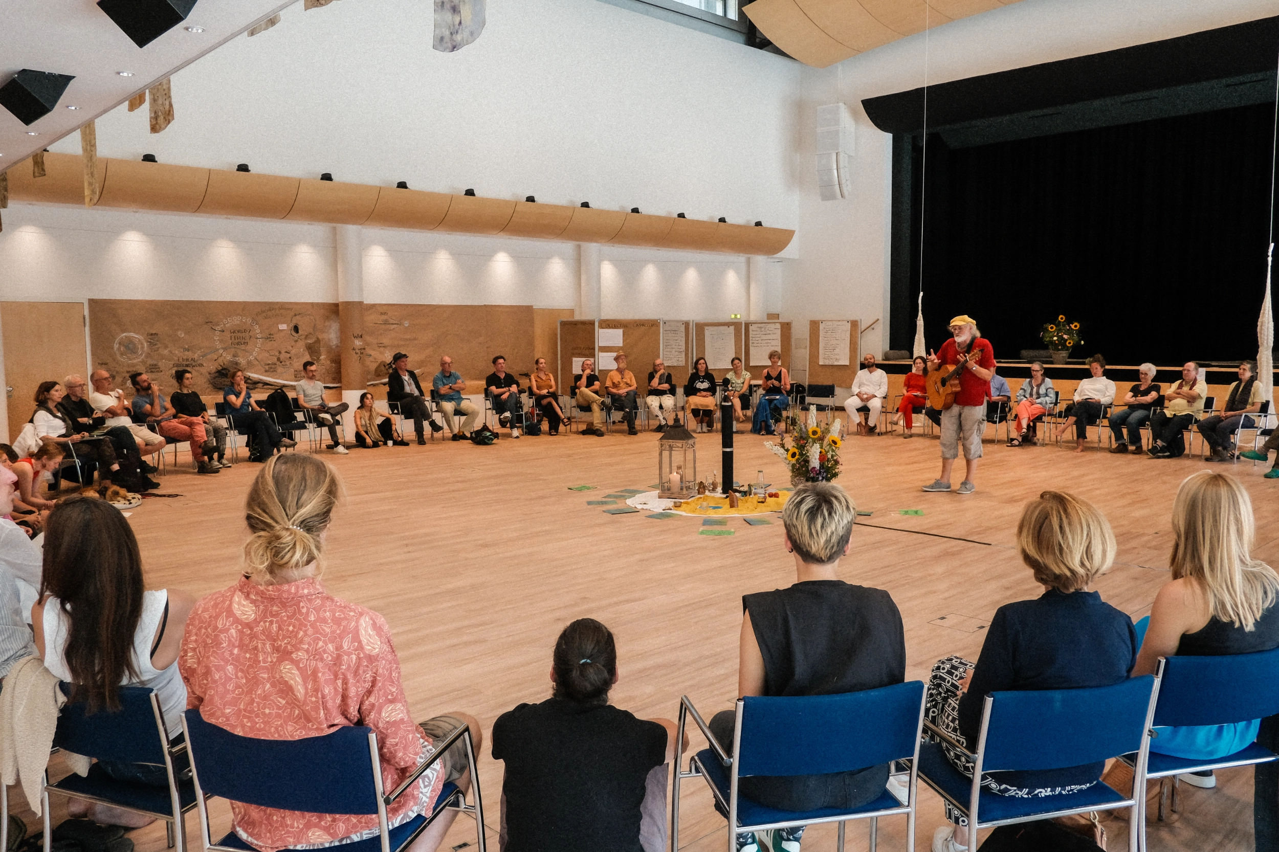 World Ethic Forum Firekeeper Process 2024. Credit Marco Tribelhorn.