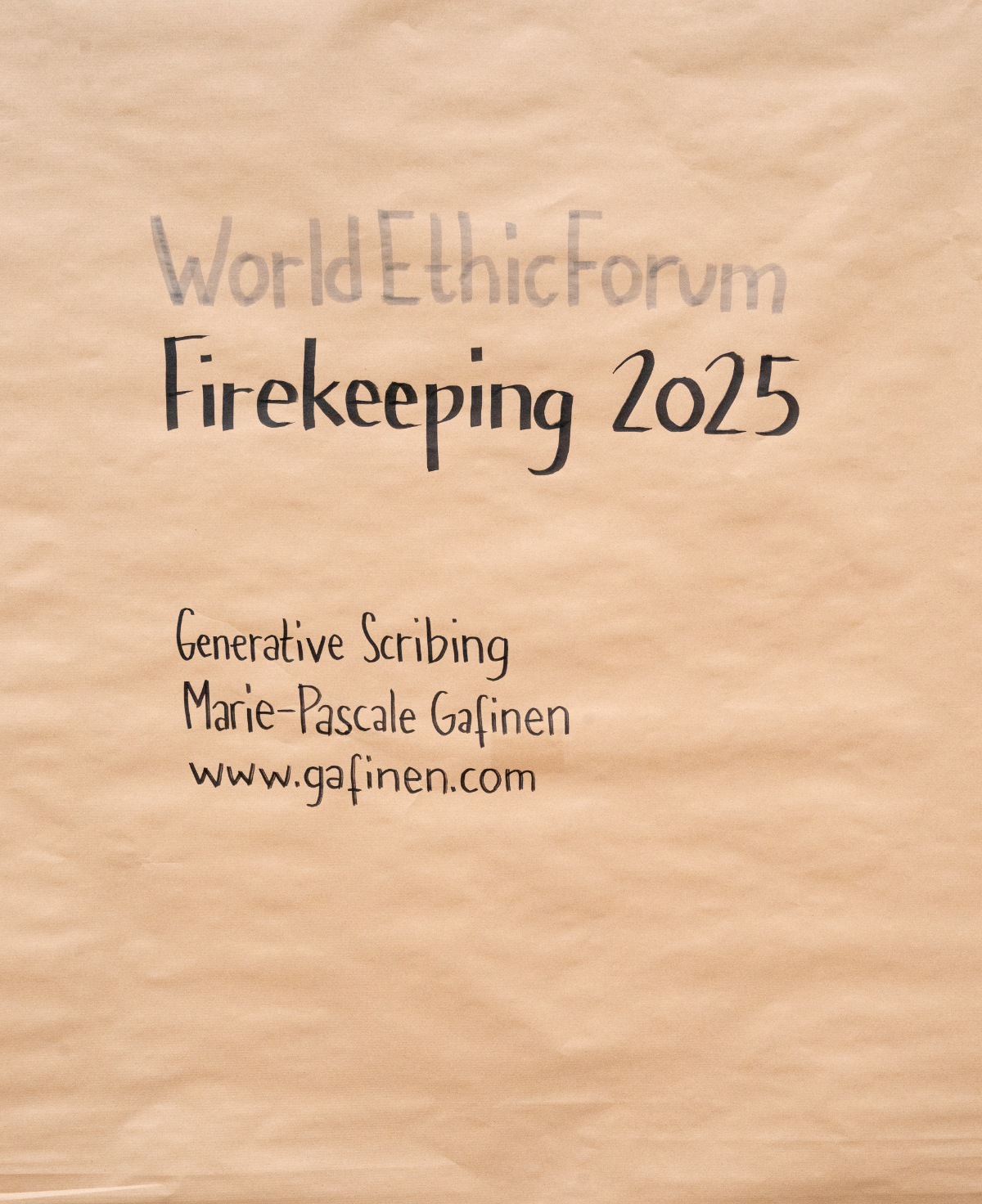 Generative scribing from the 2025 Firekeeper Gathering of the World Ethic Forum