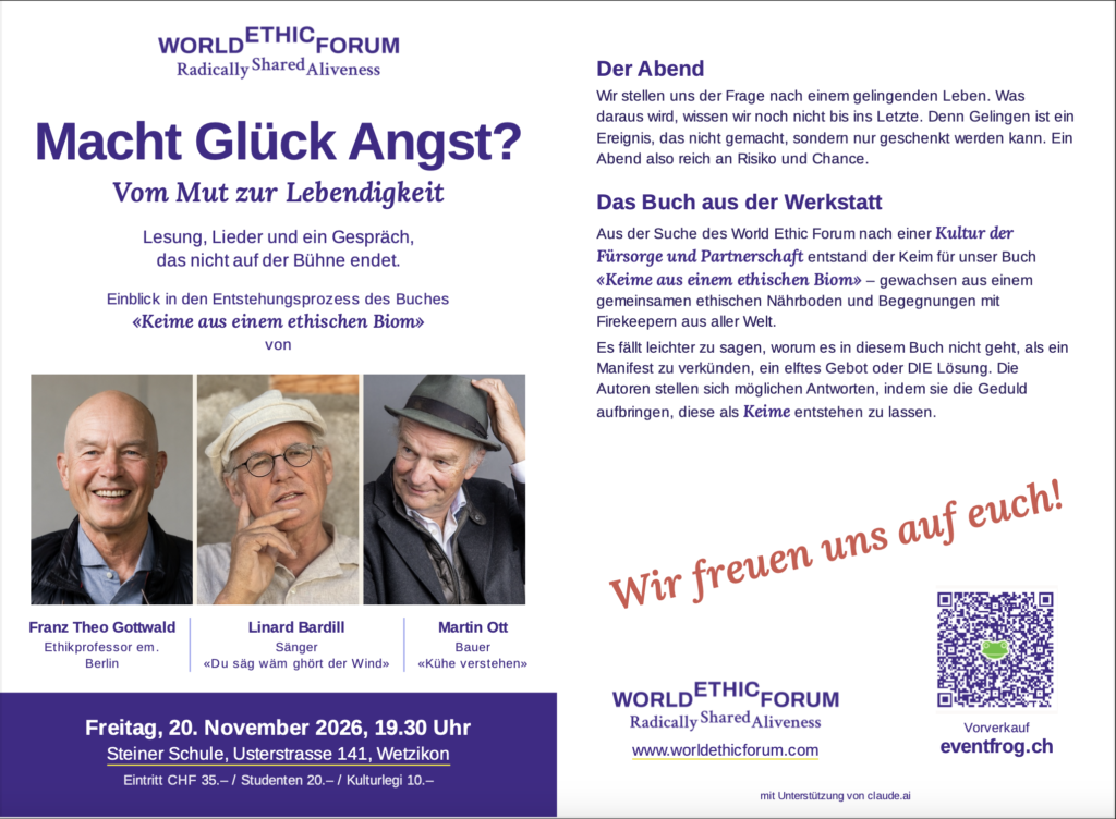 A German language flyer about the event.